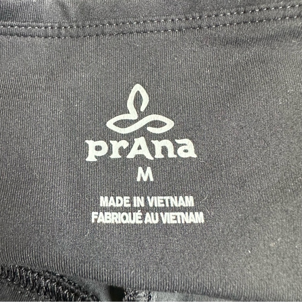prAna Summit Joggers Black Size Medium Women’s Active Hiking Pants Athleisure - Picture 11 of 12